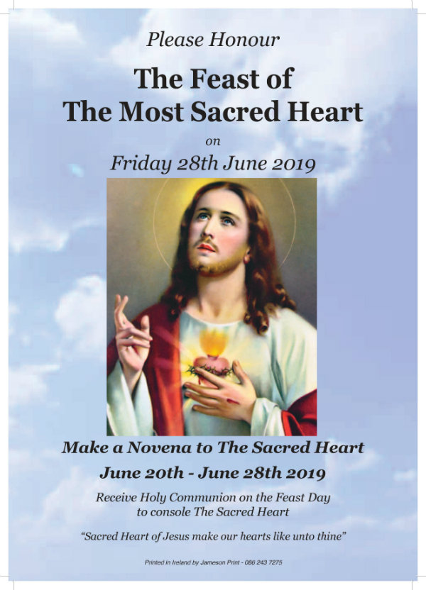 Feast of The Most Sacred Heart 2019